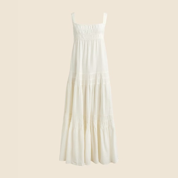 J.Crew NWT Airy gauze tiered maxi dress - Picture 1 of 8
